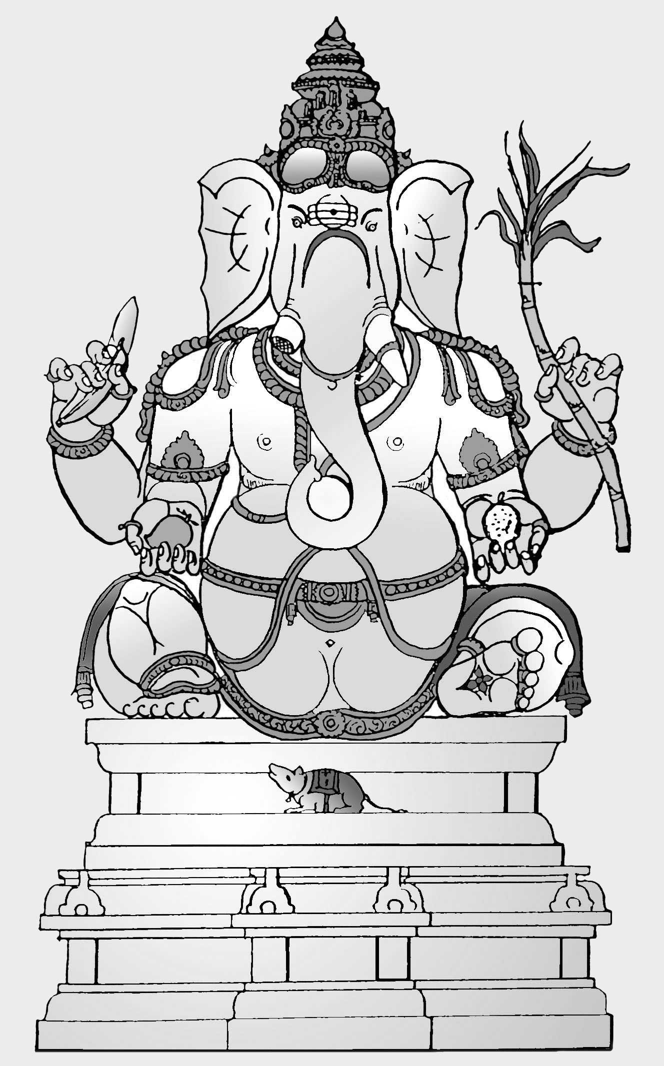 web ready bala ganapati ganesha iconograhy