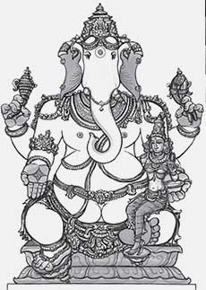 web ready sankataharan ganapati ganesha iconograhy