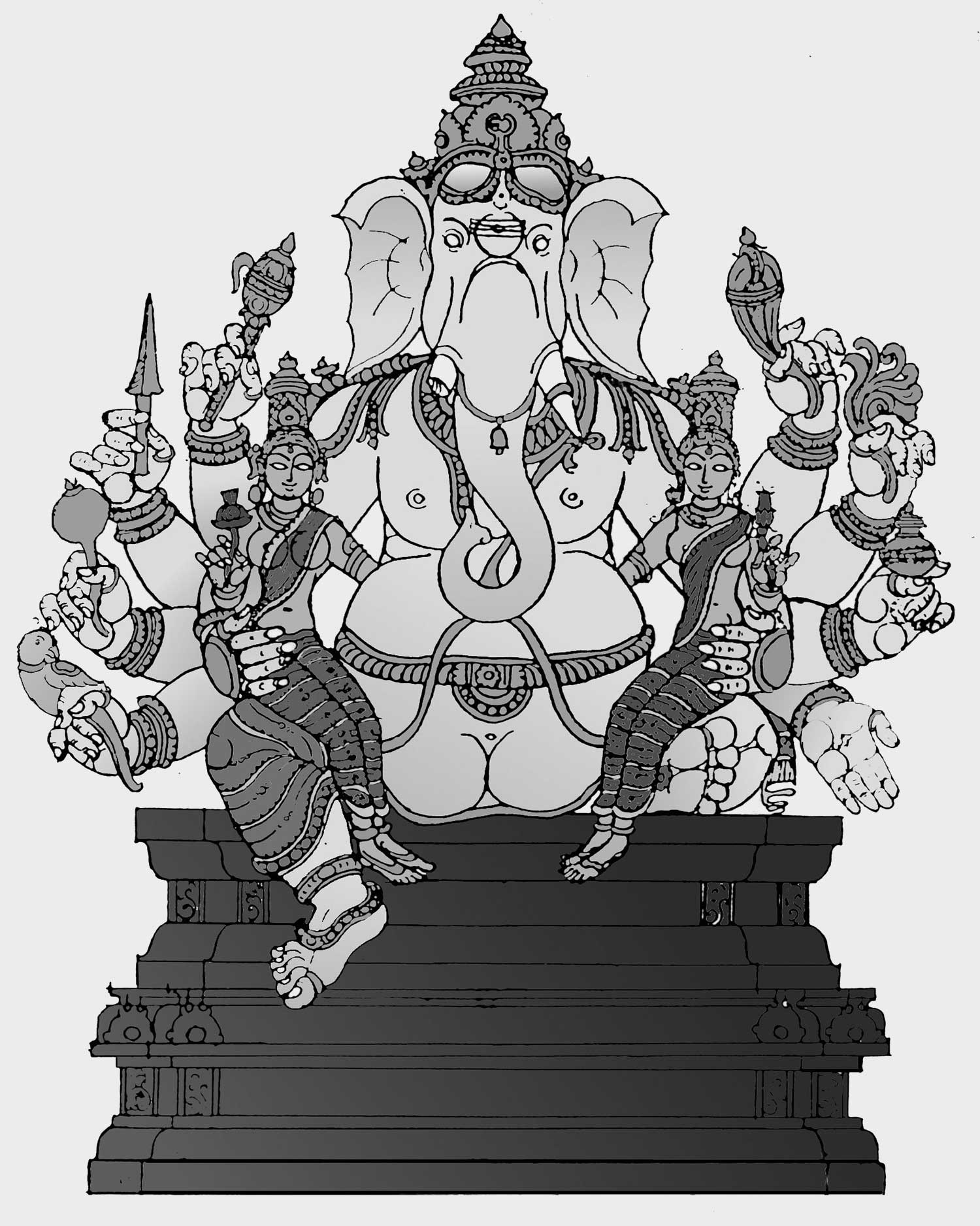 web ready lakshmi ganapati ganesha iconograhy 1