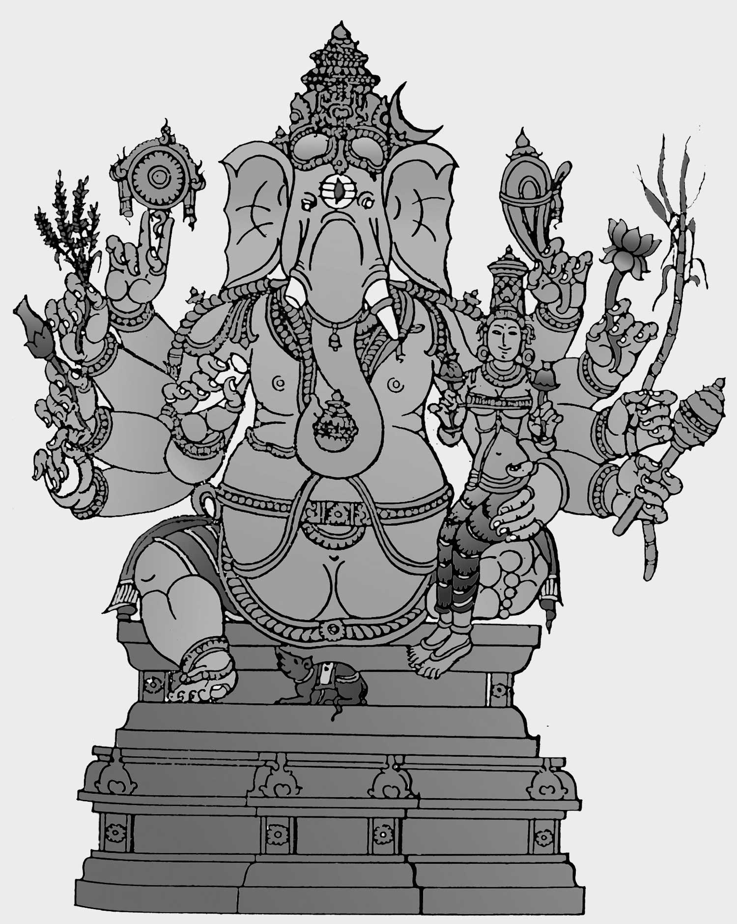 web ready mahaganapati ganesha iconograhy 1