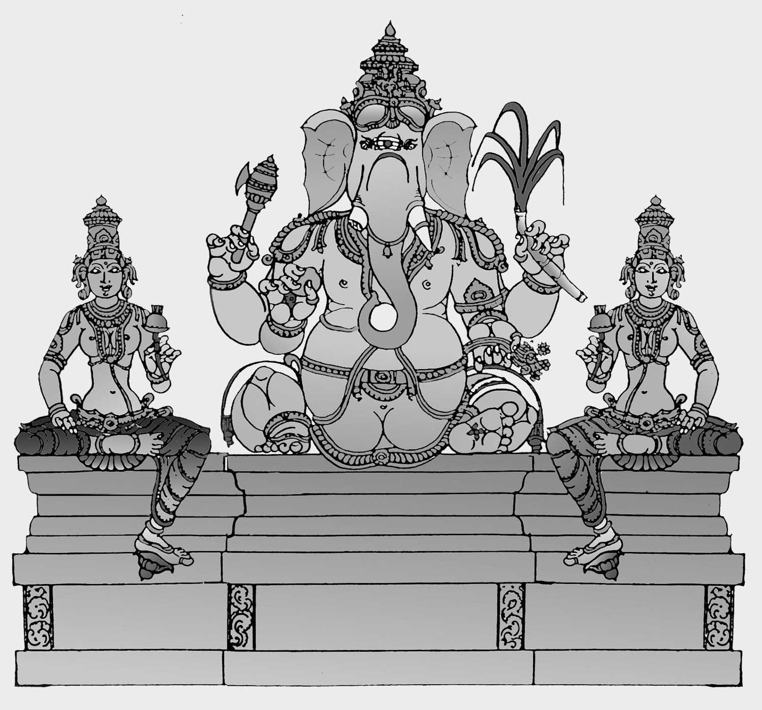 web ready ekdanta ganapati ganesha iconograhy 1