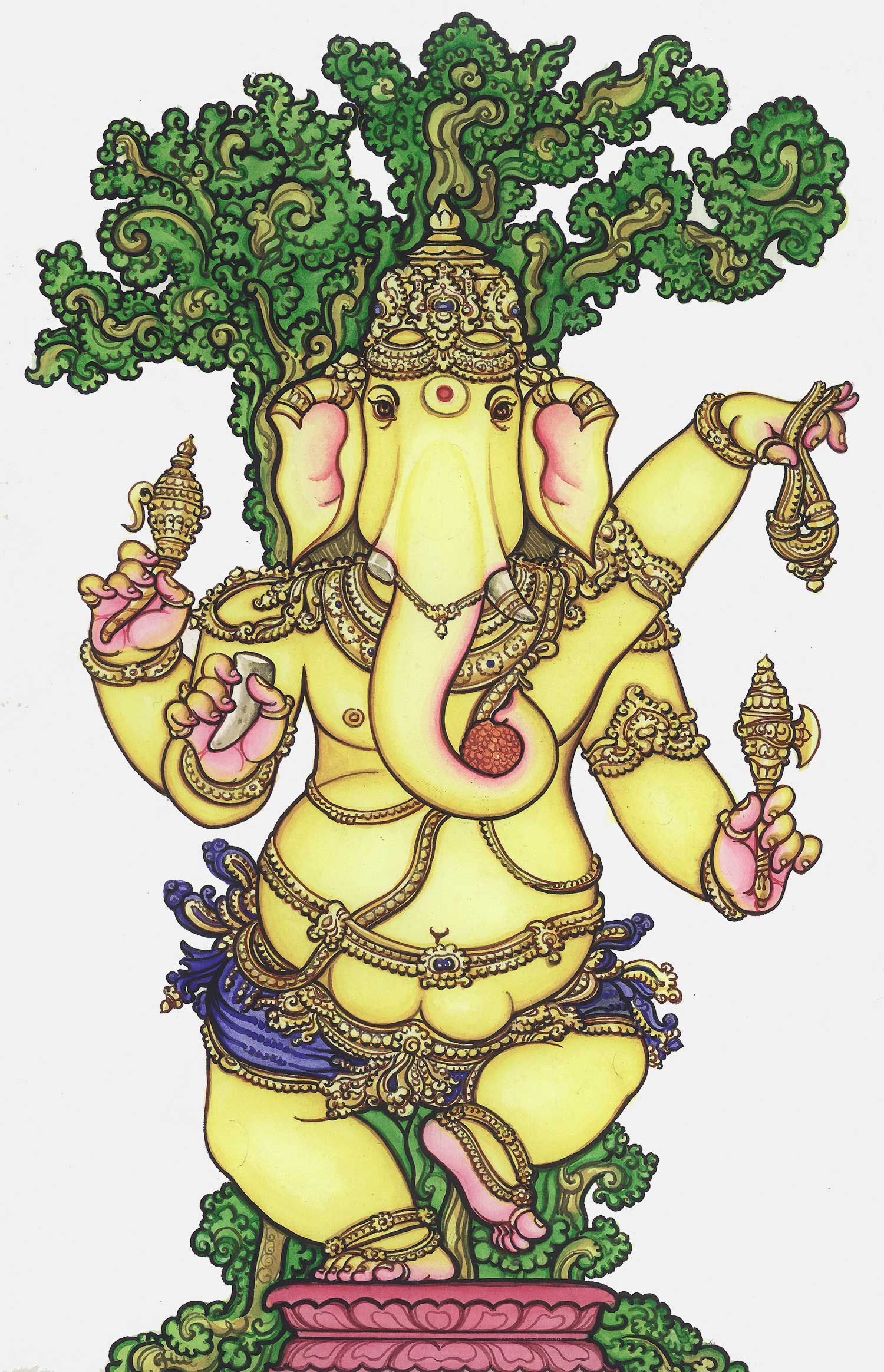 web ready nritya ganapati ganesha iconograhy