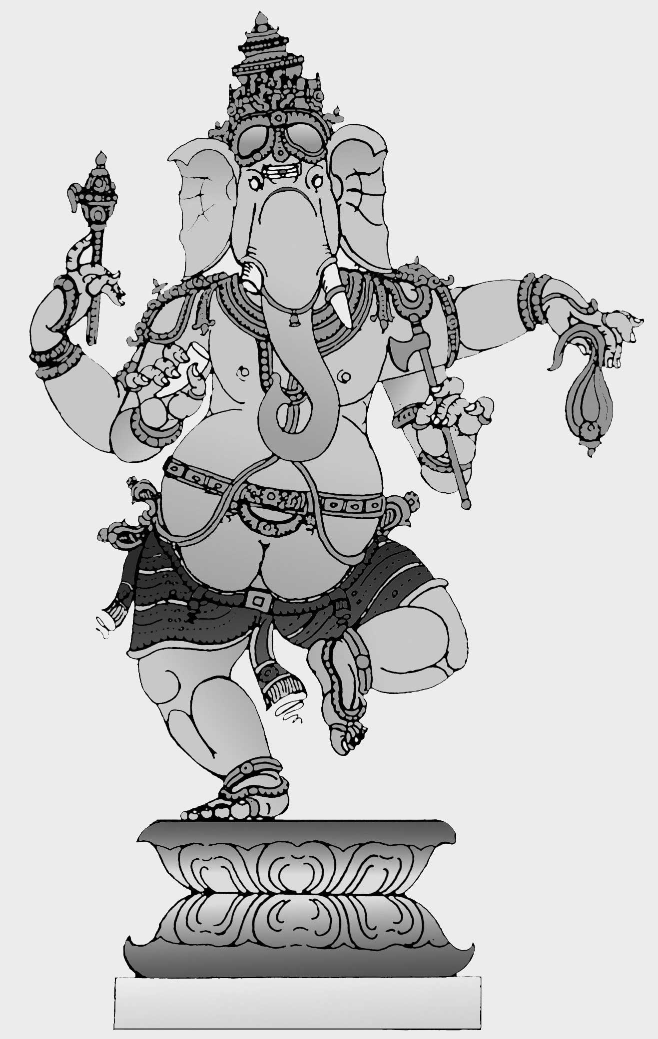 web ready nritya ganapati ganesha iconograhy 1