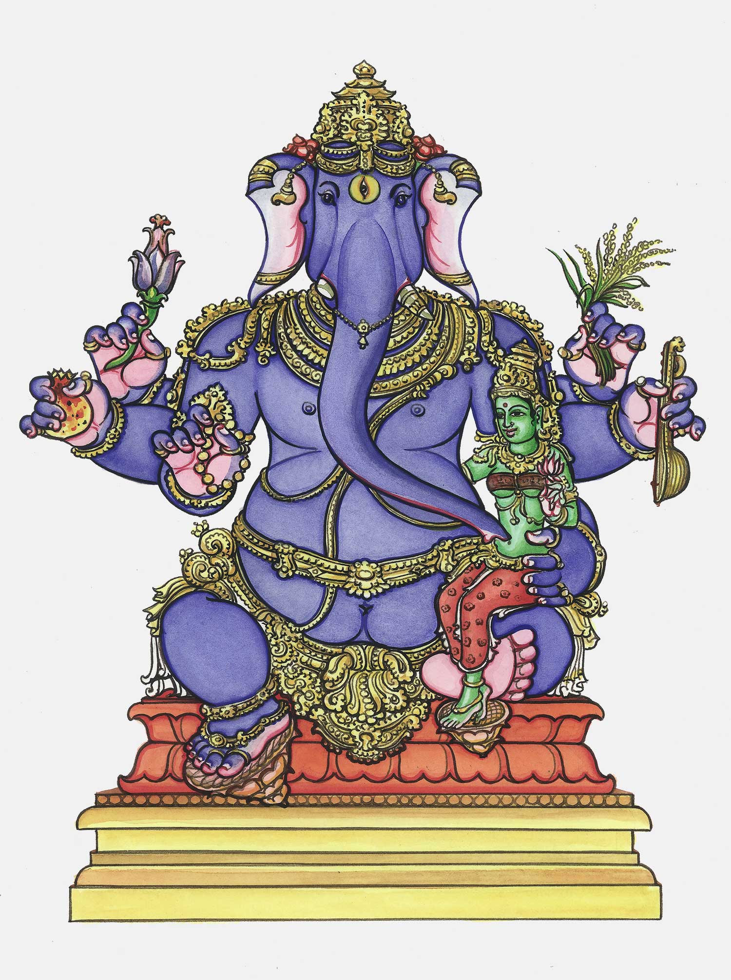 web ready ucchishta ganapati ganesha iconograhy 1