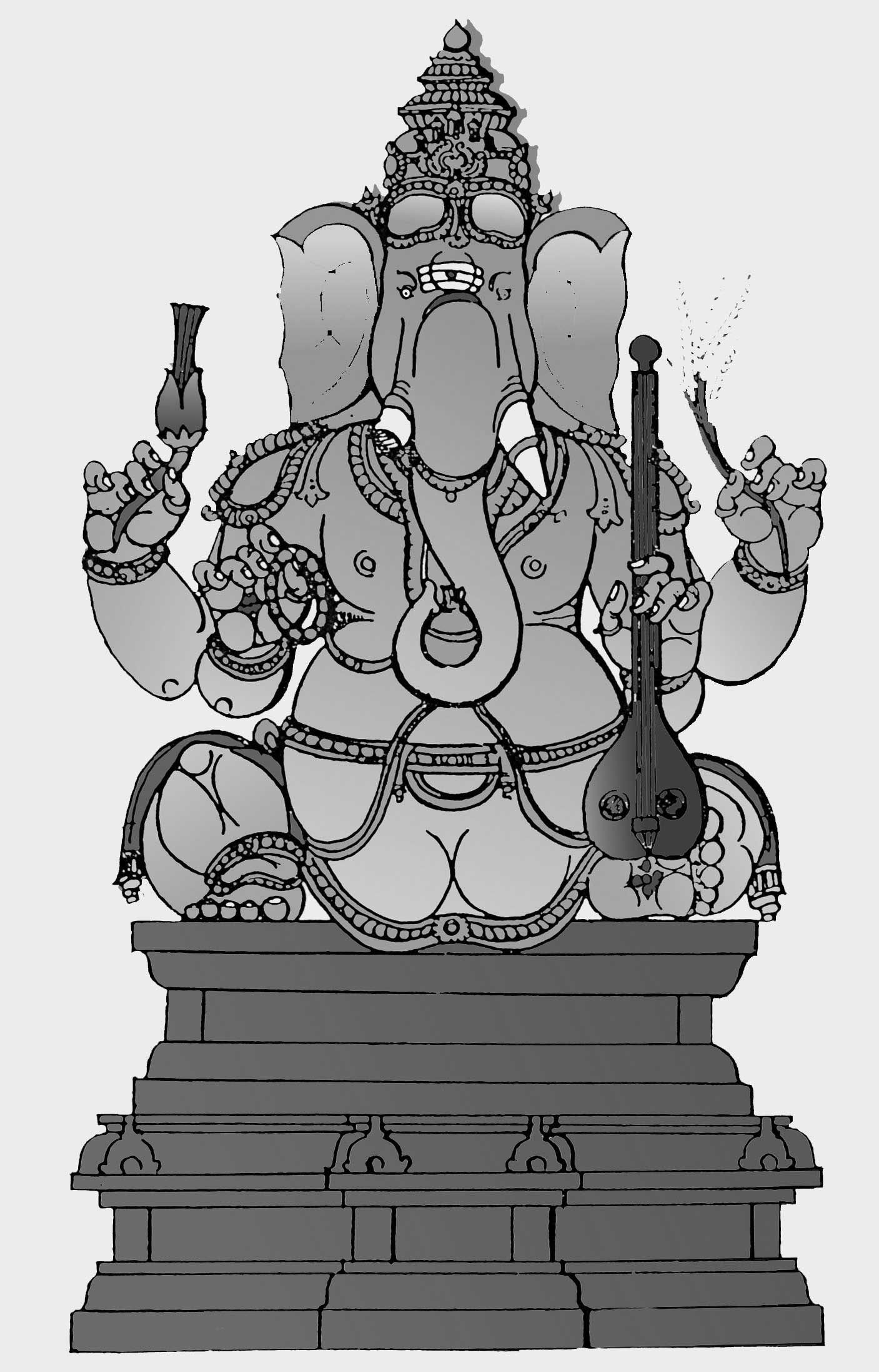 web ready ucchishta ganapati ganesha iconograhy