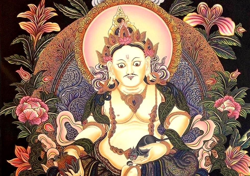 yakshas thangka painting