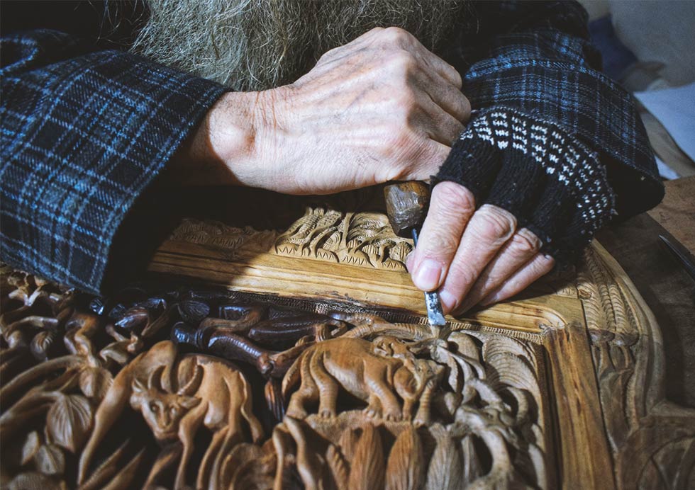 Wood Carving in India-1