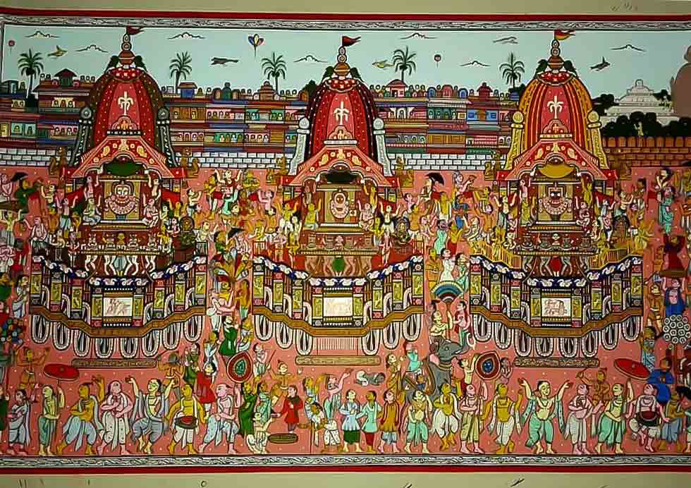 Pattachitra Art in Jagannath Ratha Yatra-1