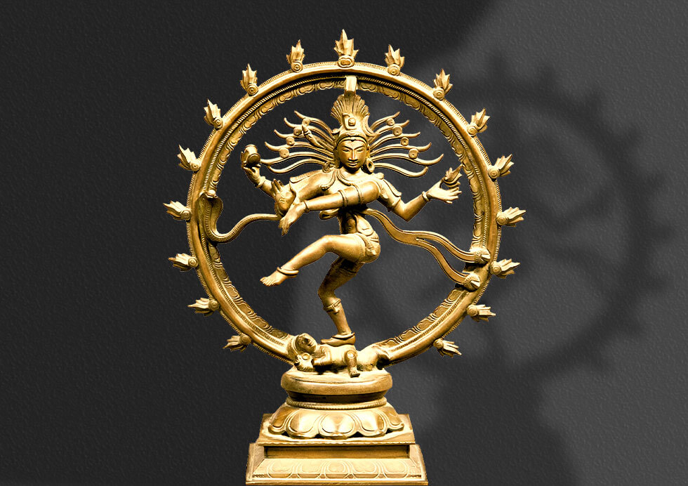 Bronze statue of Lord Shiva as Nataraja