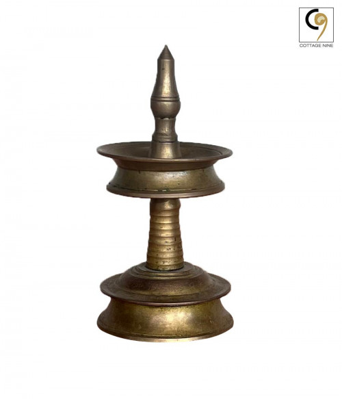 Get this Kerala style Solid Brass Lamp | Cottage9 Metal Lamps