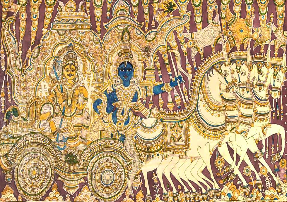 How Kalamkari Painting Tells Stories Through Color And Design