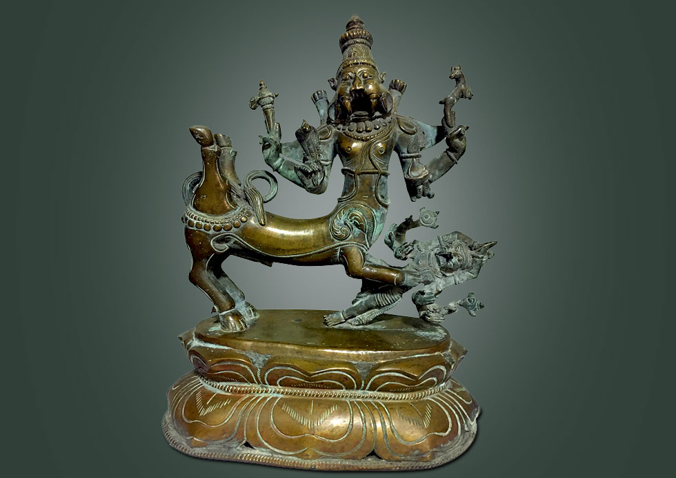 Sarabeswarar Bronze Statue