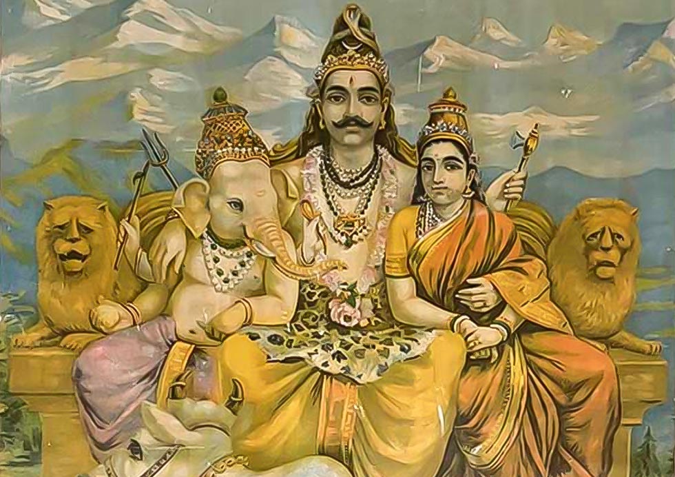 shiva painting