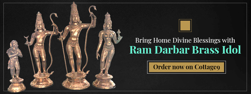 brass ram darbar set of magnificent brass idols of sri rama sita lakshmana and hanuman