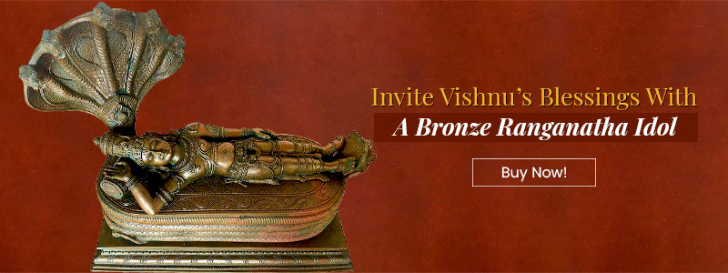 bronze idol of ranganatha vishnu of srirangam