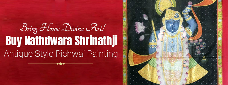 Nathdwara shrinathji antique style pichwai painting