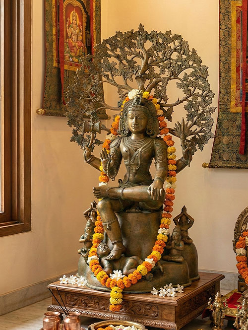 Shiva Dakshinamurti Bronze Masterpiece Statue
