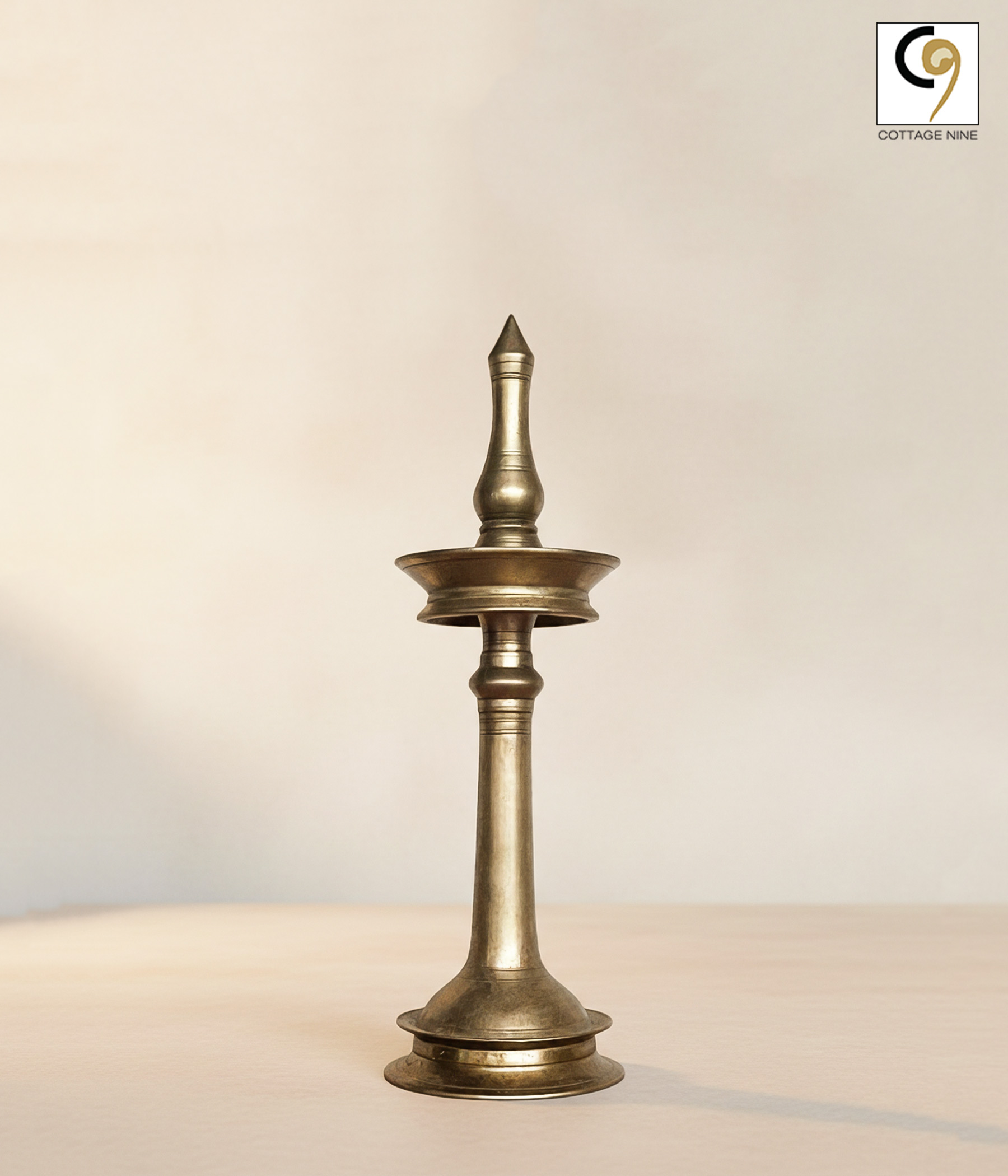 Get this Kerala style Solid Brass Lamp | Cottage9 Metal Lamps