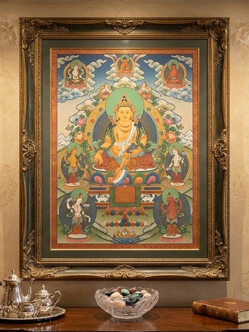 Kubera Buddhist Thangka