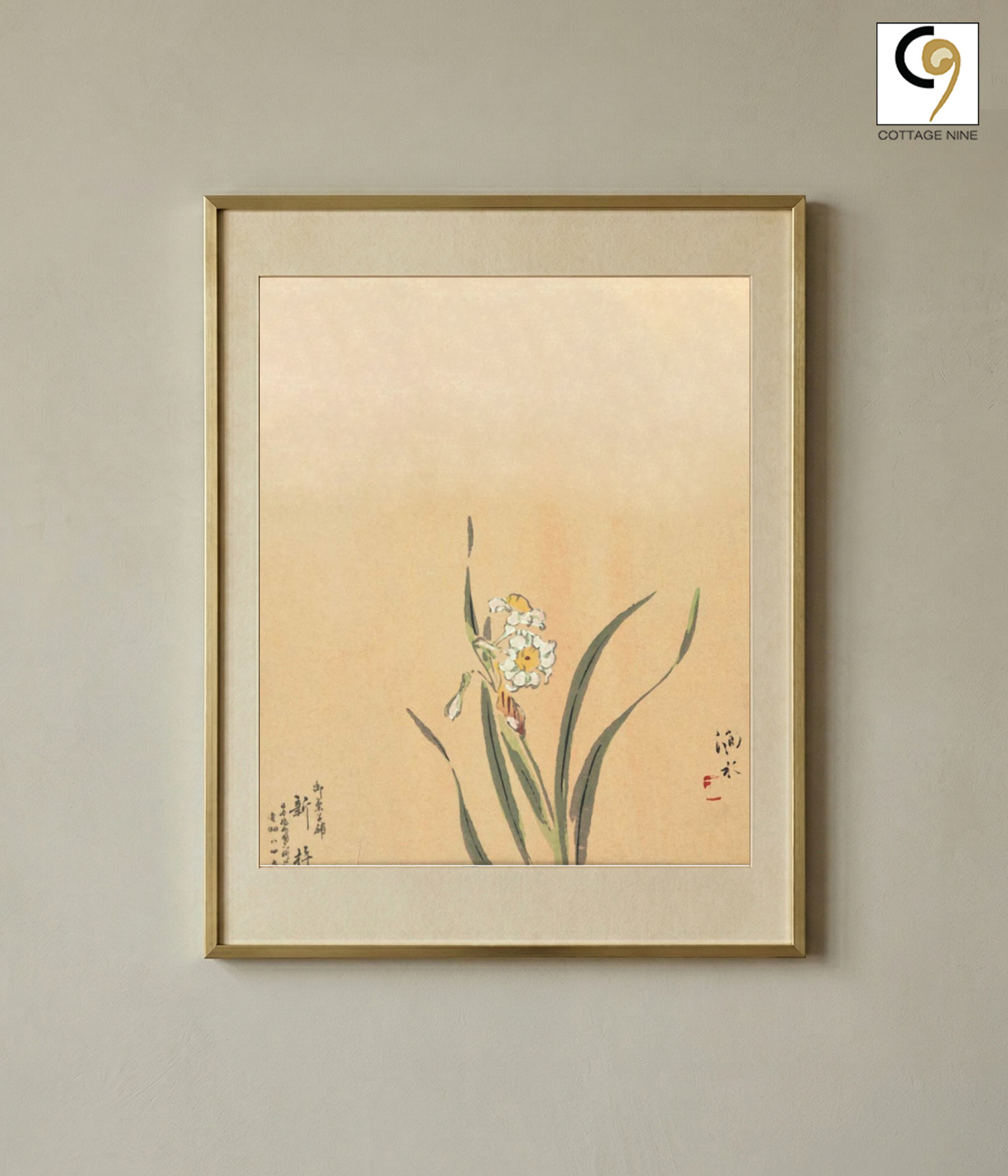 Buy Wild Flowers Japanese Woodblock Print Online - Cottage9