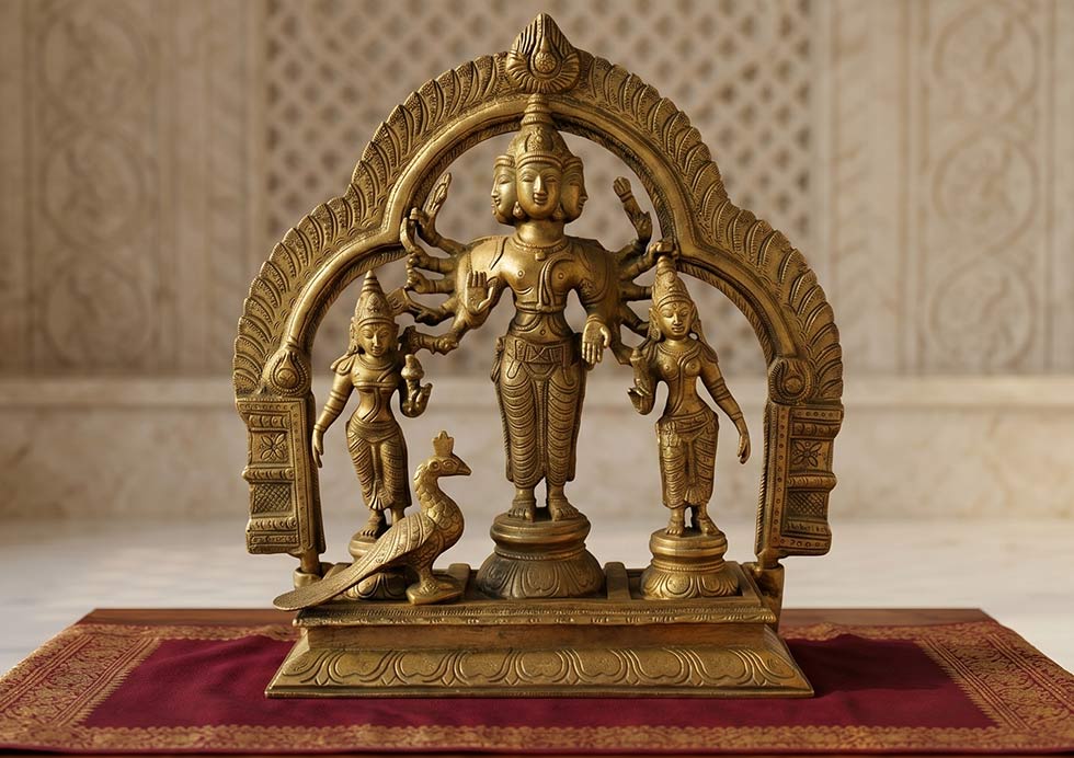 Brass god idols