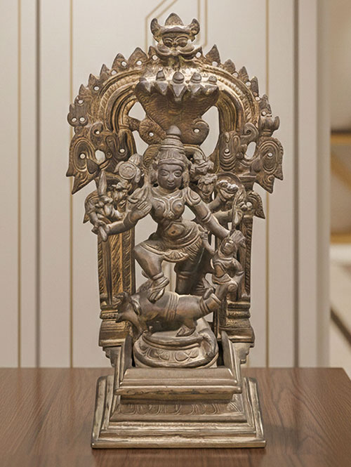 Brass Durga Parvati Statue
