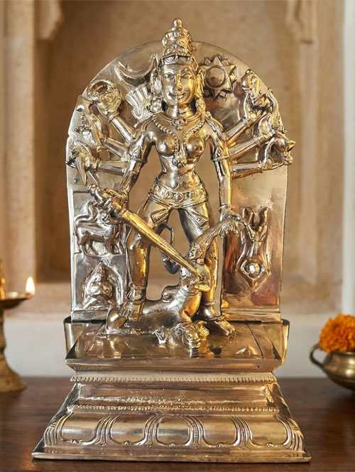Bronze Idol of Tulja Bhavani Devi of Tuljapur