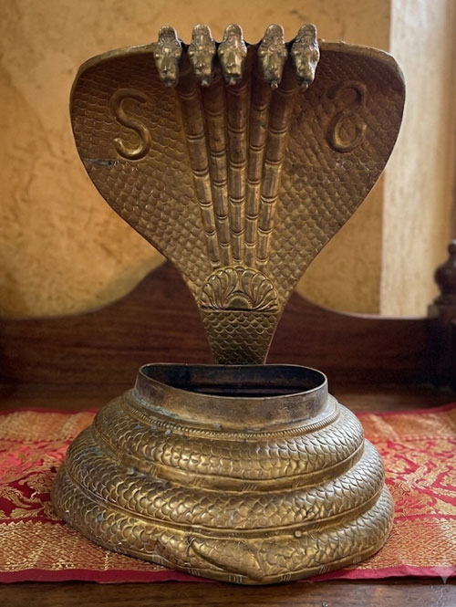 Sesha Vahana of Vishnu - Brass Sheet Work