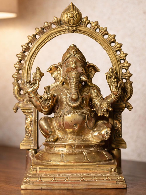 Vinayaka Ganesha South Indian Bronze Idol