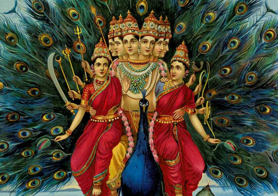 Six sacred abodes of Lord Murugan