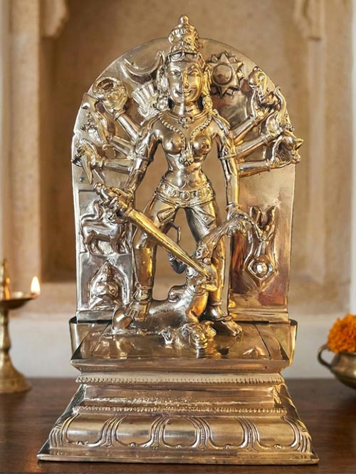 Bronze Idol of Tulja Bhavani Devi of Tuljapur