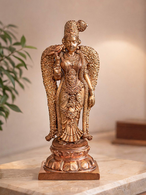 Brass Idol of Meenakshi Devi