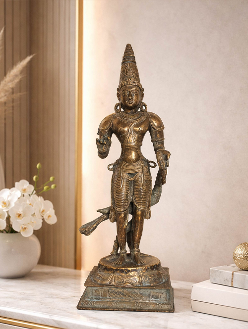 beautiful-old-brass-statue-of-kartikeya